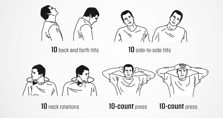 Stretches to do while sitting at your desk